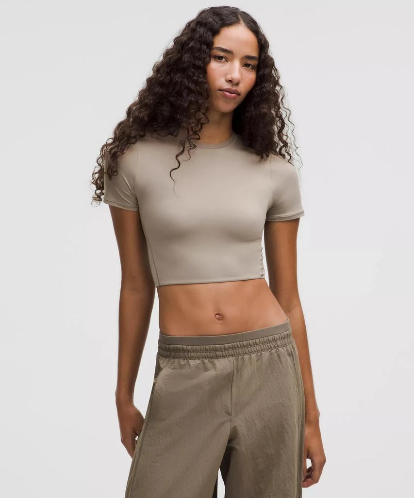 Lululemon Wundermost Ultra-Soft Nulu Crewneck Cropped T-Shirt 21