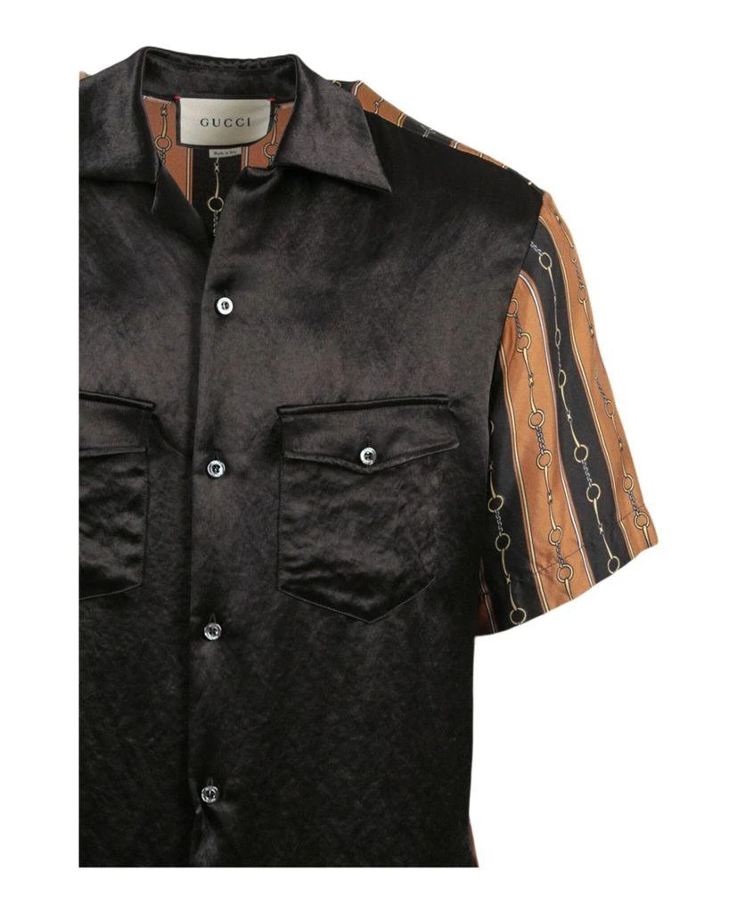 Gucci Gucci Mixed Media Bowling Shirt 2