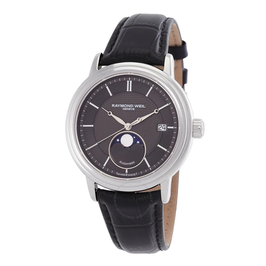 Raymond Weil Maestro Automatic Moon Phase Grey Dial Men's Watch 2879-STC-60001 1