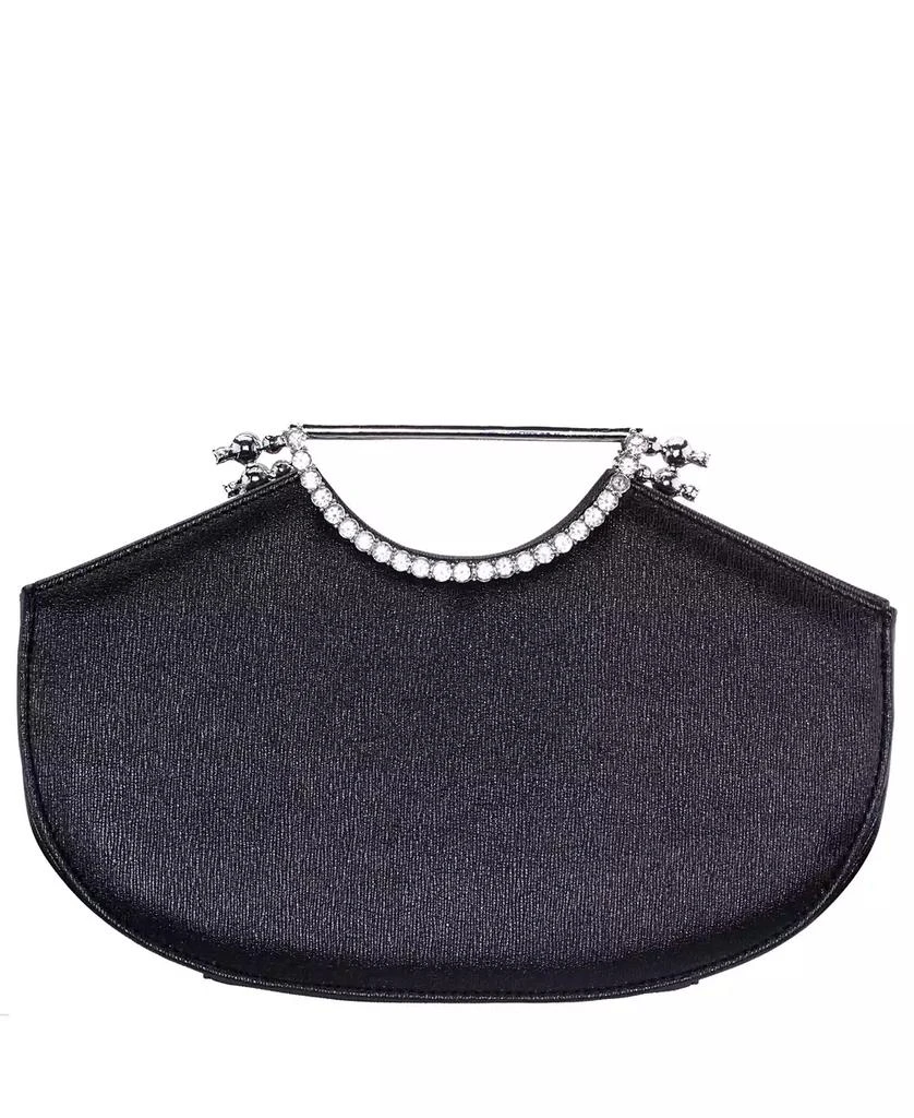 Nina Crystal Encrusted Small Handle Bag 2