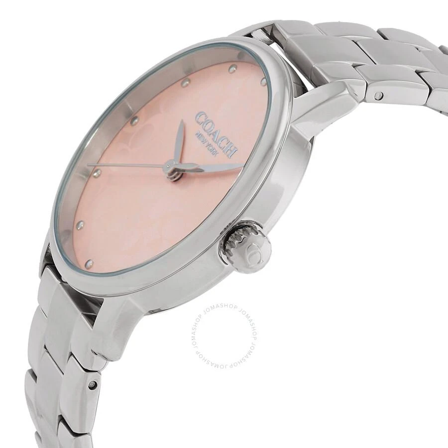 Coach Grand Quartz Pink Dial Watch & Strap Gift Set 14000088 2