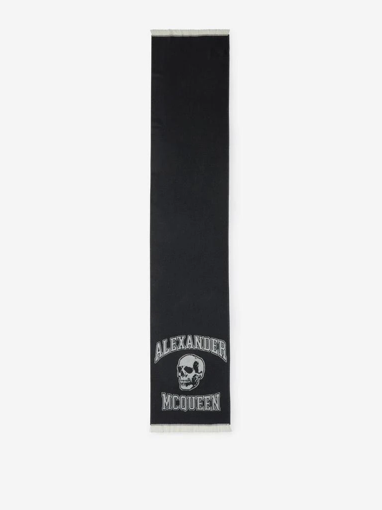 Alexander McQueen Alexander McQueen Wool And Silk Scarf 2