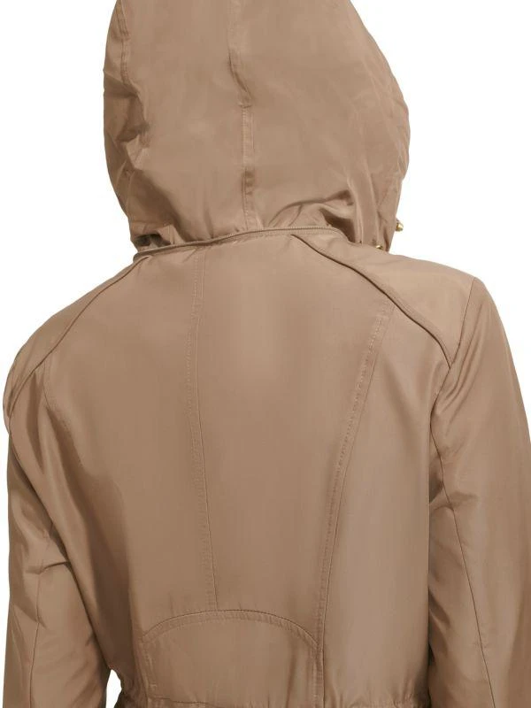 Cole Haan Packable Drawcord Longline Rain Jacket 3