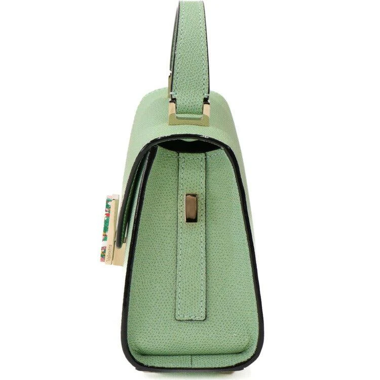 VALEXTRA Micro Iside 2WAY Bag Aqua Green 3