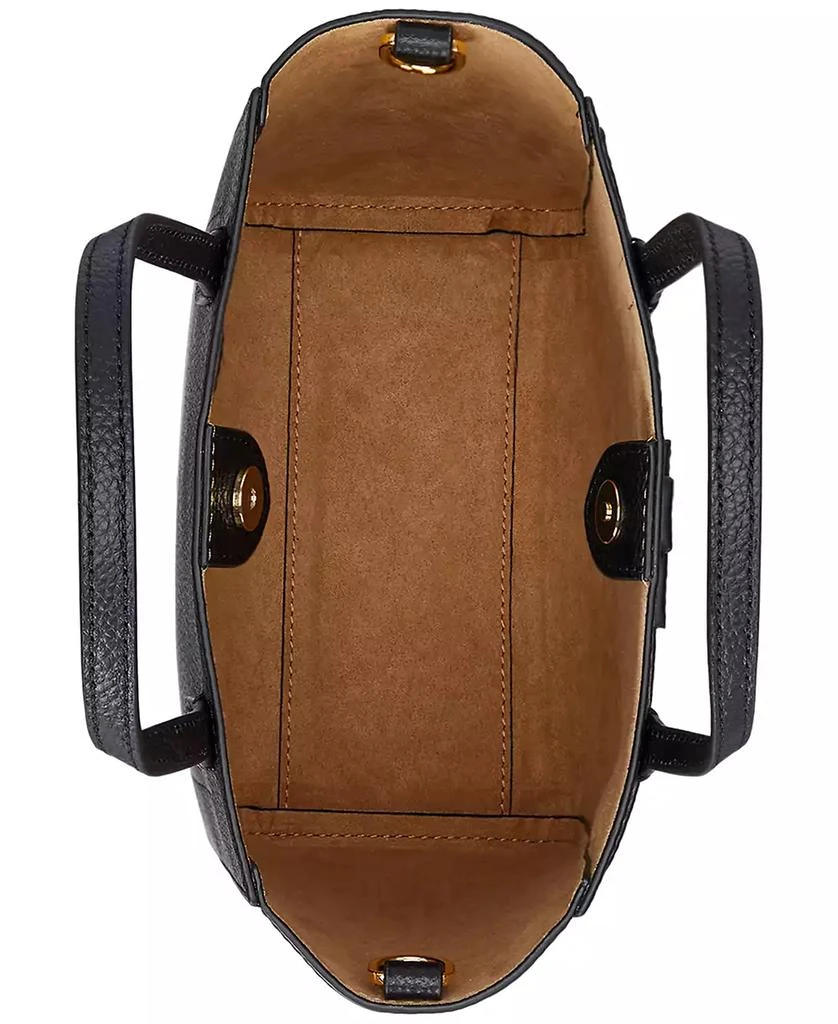 Ralph Lauren Pebbled Leather Small Cameryn Tote Bag 6