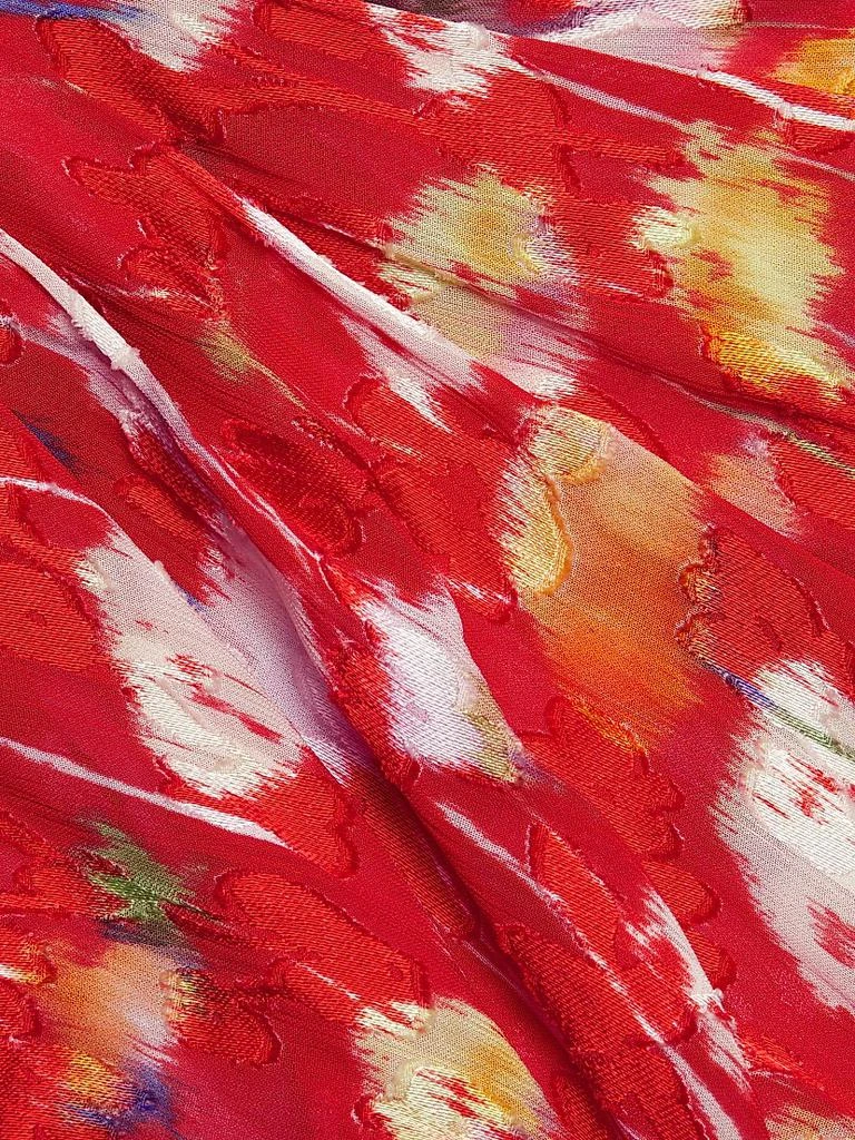 LELA ROSE Draped Sheath Maxi Dress 7