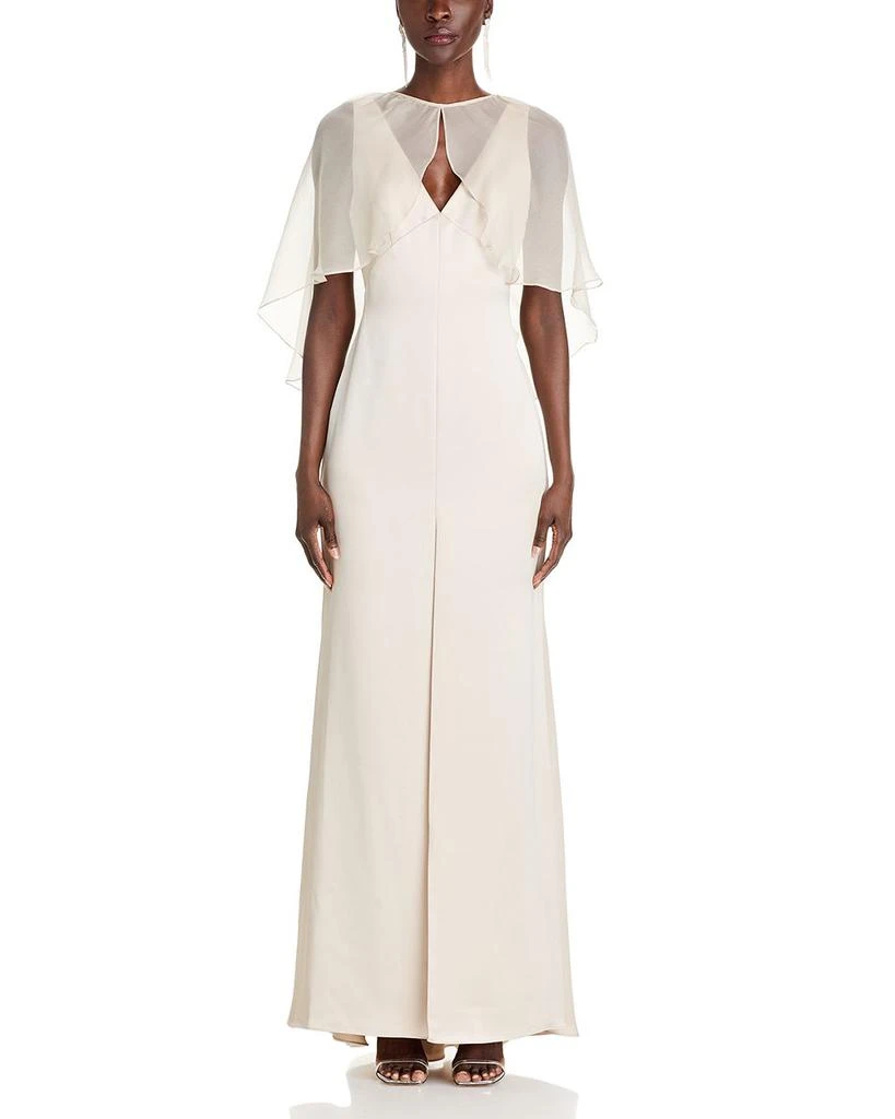 Amsale Cape Dress 7