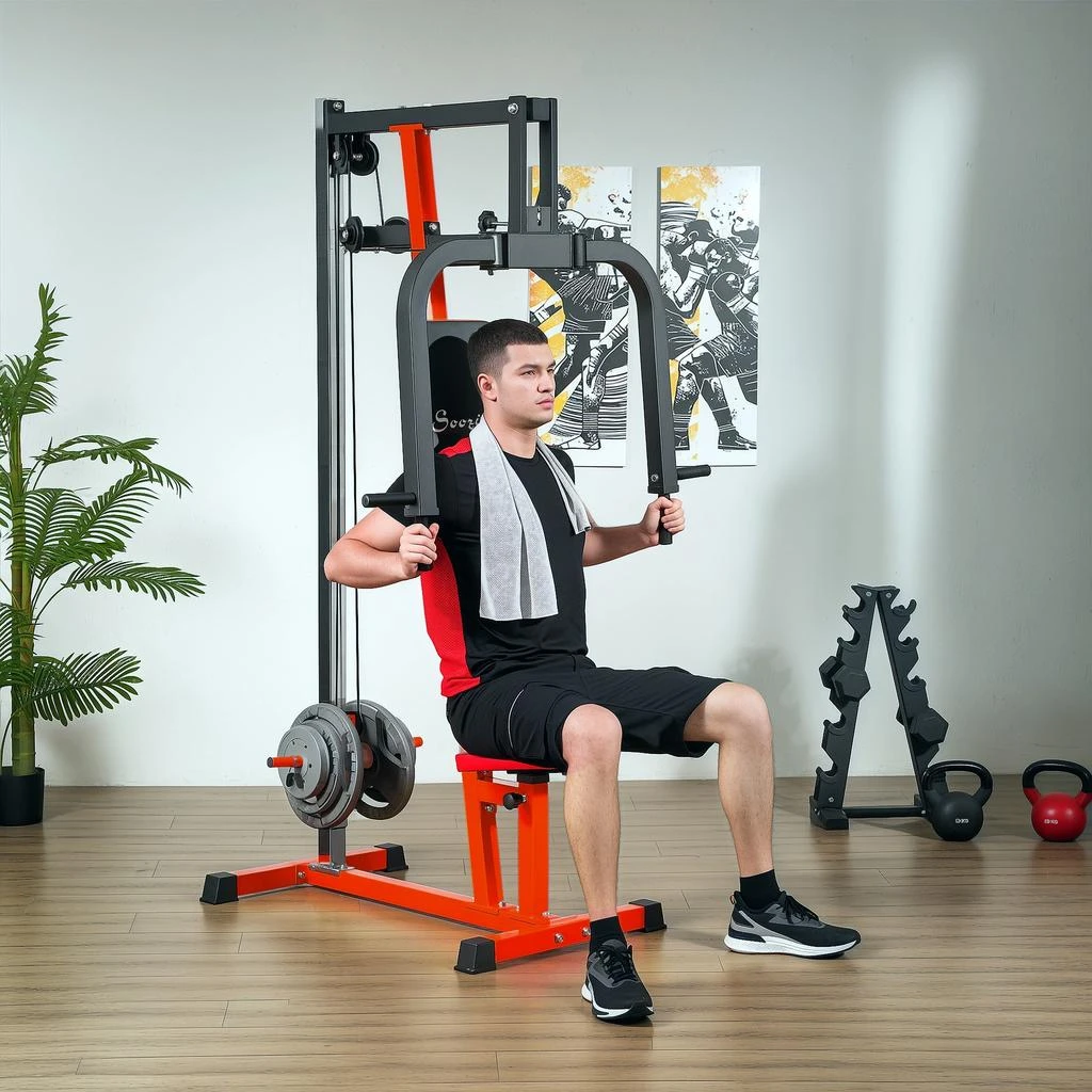 Hivvago Upper Body Strength Machine for Chest Fly and Press Exercises 2