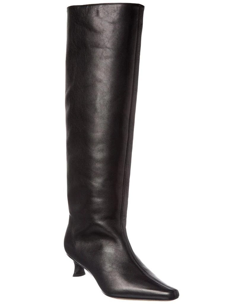 by FAR By FAR Stevie Kitten Leather Knee-High Boot