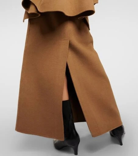 The Frankie Shop Malvo wool-blend maxi skirt 6