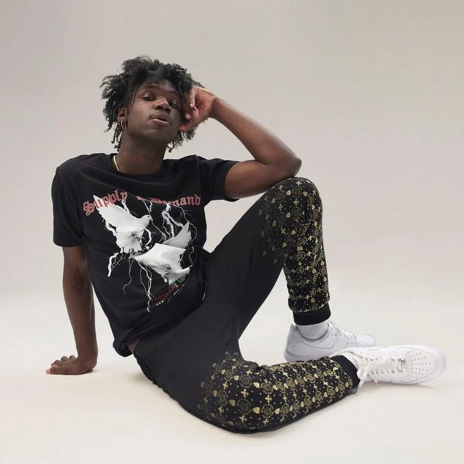 SUPPLY & DEMAND Men's Supply & Demand Royalty Monogram Print Jogger Pants 3
