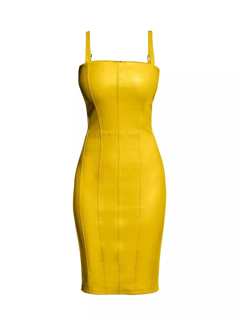 AS by DF Merci Stretch Leather Dress 1