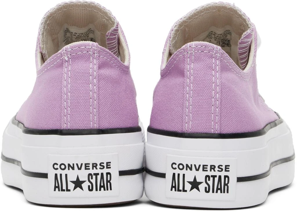 Converse Purple Chuck Taylor All Star Lift Platform Low Top Sneakers 2