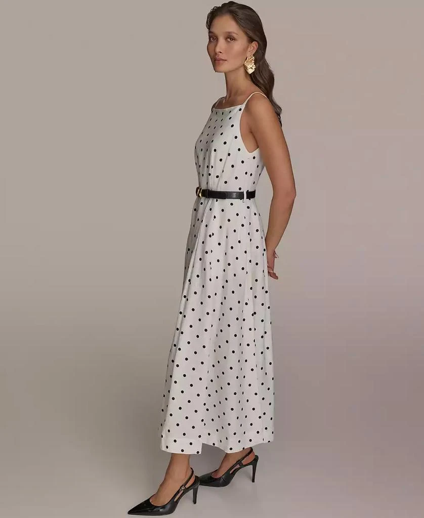 Donna Karan Women's Polka-Dot A-Line Dress 3