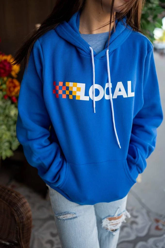 Cows x Cacti Local Adult Hoodie In Blue 1
