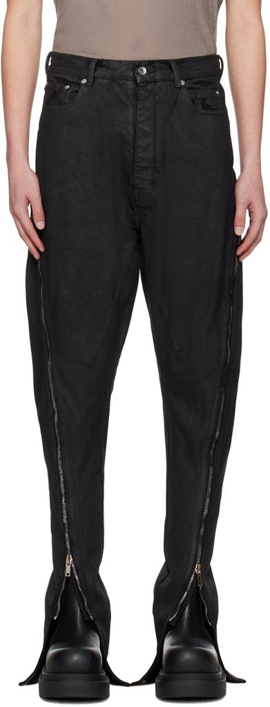 【Rick Owens】ブラック Porterville Geth ジーンズ Black Porterville Geth Jeans by Rick Owens DRKSHDW on Sale