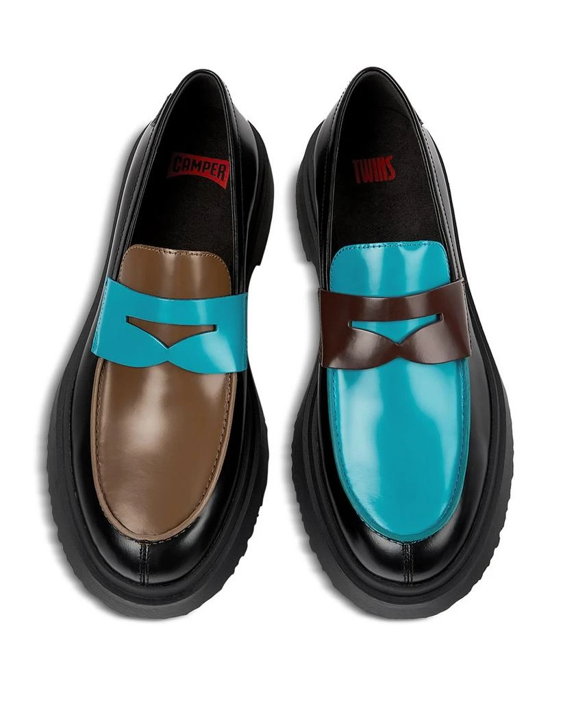 Camper Men's Walden Twins Color Blocked Slip On Penny Loafers 2