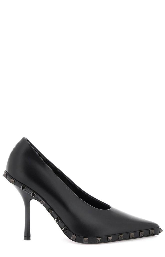 パンプス VALENTINO Two-tone leather Rockstud pumps (7W2S0375VOD N91) Two-tone leather Rockstud pumps – G&B