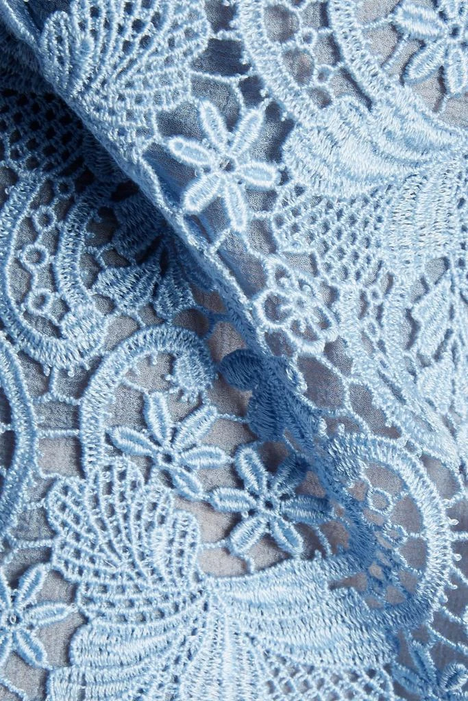 Nina Ricci Cotton-blend lace top 4