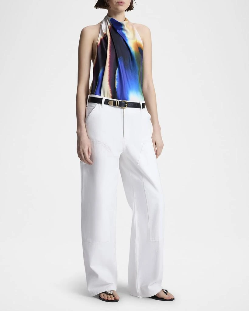 A.L.C. Ada Draped Halter Cowl-Neck Top 5