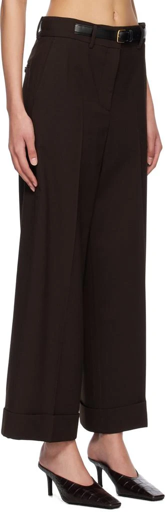 Recto Brown Belted Trousers 2