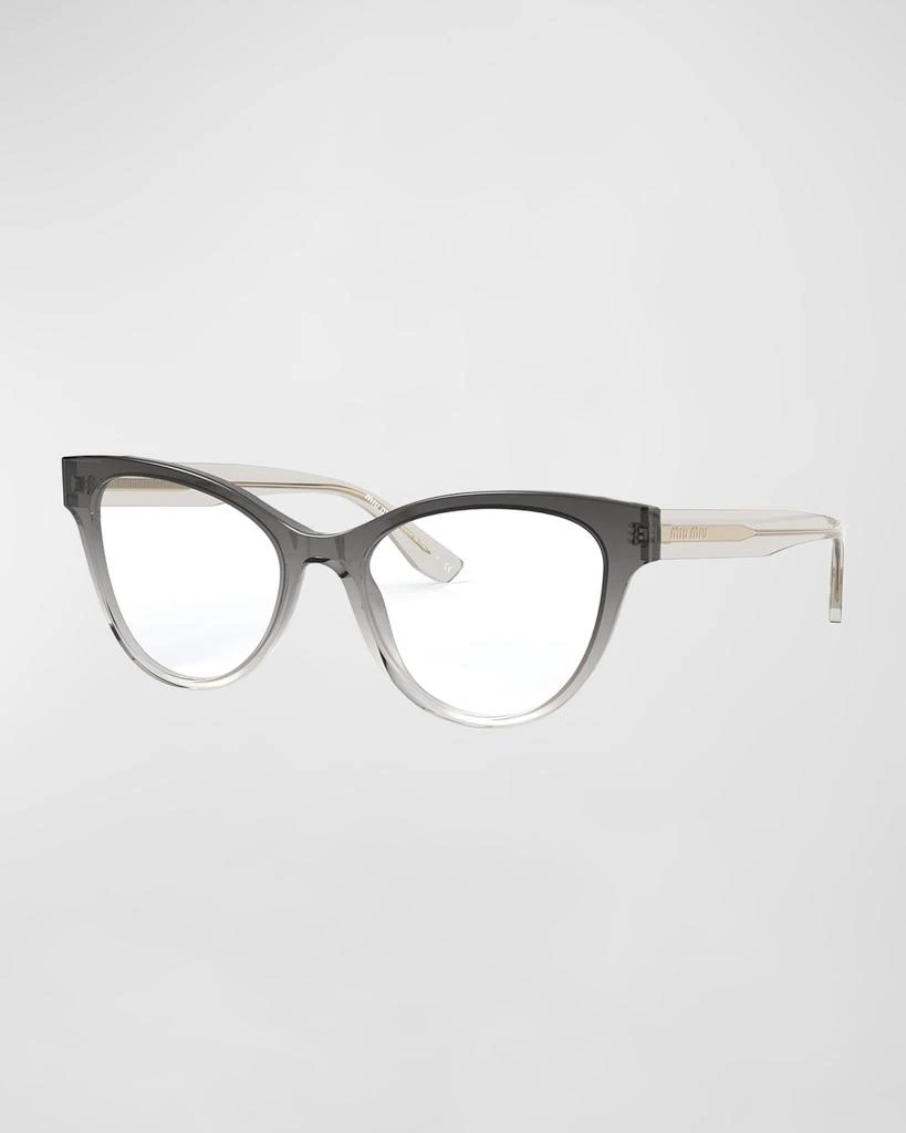 Miu Miu Ombre Acetate & Plastic Cat-Eye Glasses 1