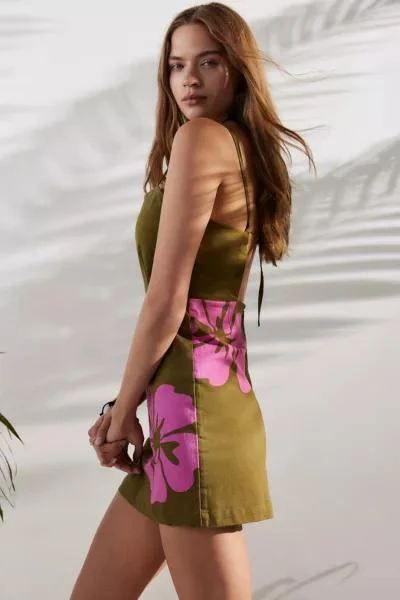 womens brown suede dress Roxy Women's Slow Isle Midi Dress – Cleanline Surf main image 1