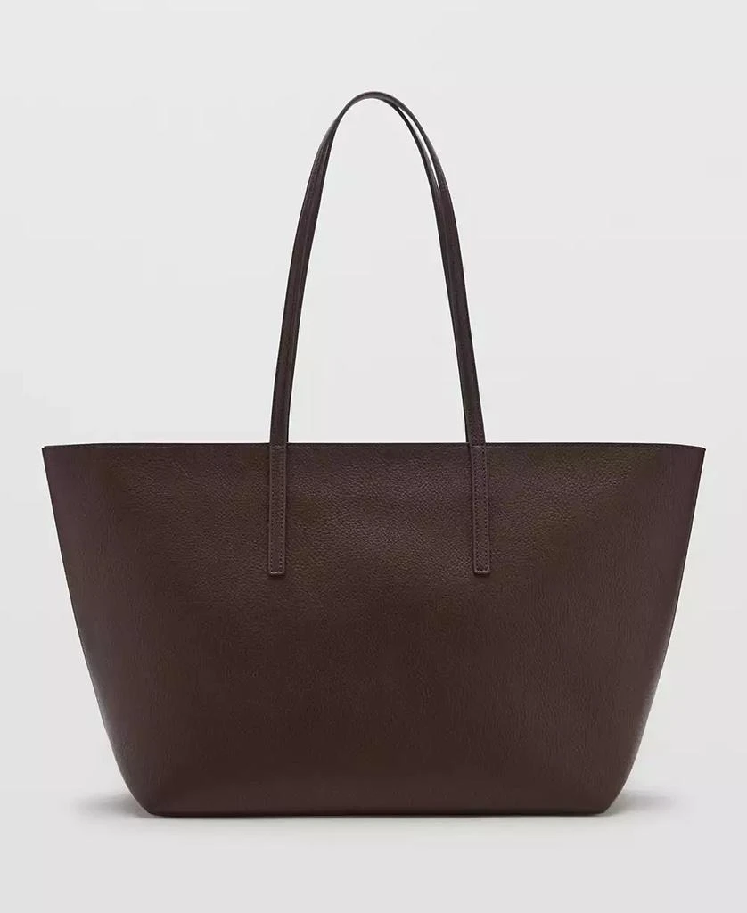 Mango Women's Double Handle Shopper Bag