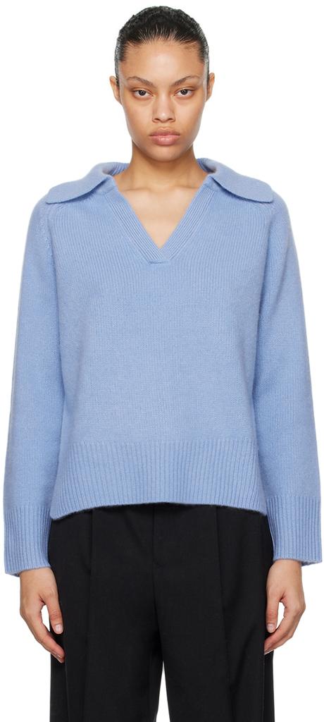 arch4 Blue Jenna Cashmere Sweater