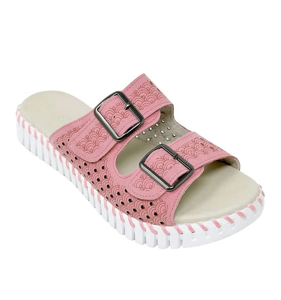 Ilse Jacobsen Ilse Jacobsen - WOMEN'S TULIP BUCKLE SLIDE SANDAL 1