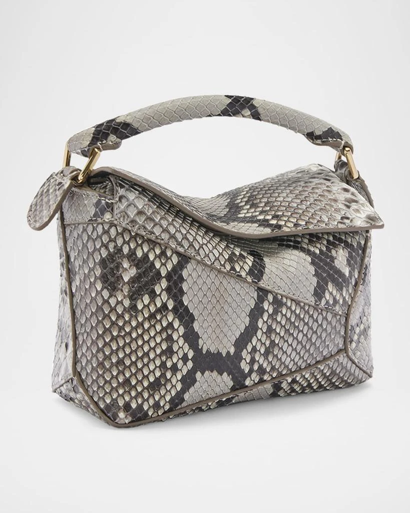 Loewe Puzzle Edge Mini Top-Handle Bag in Python 2