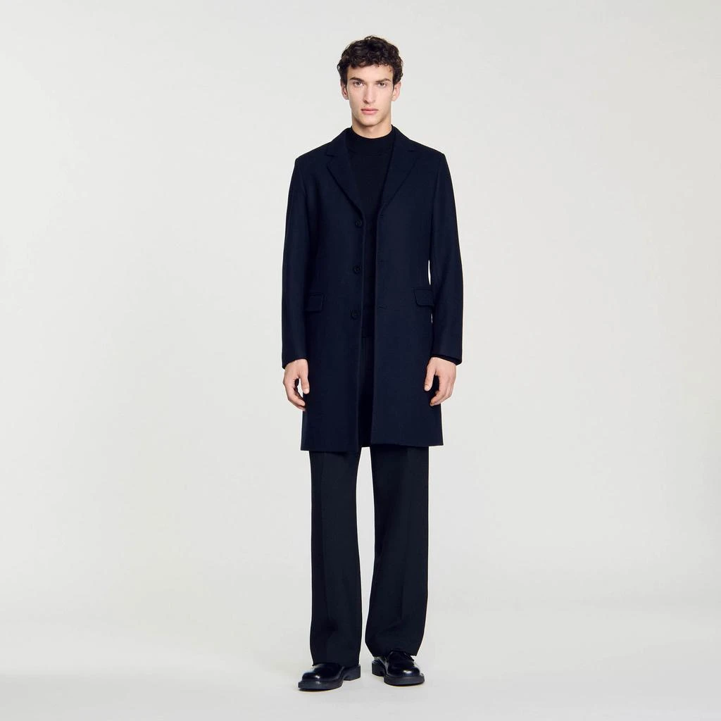 Sandro Wool broadcloth coat 1
