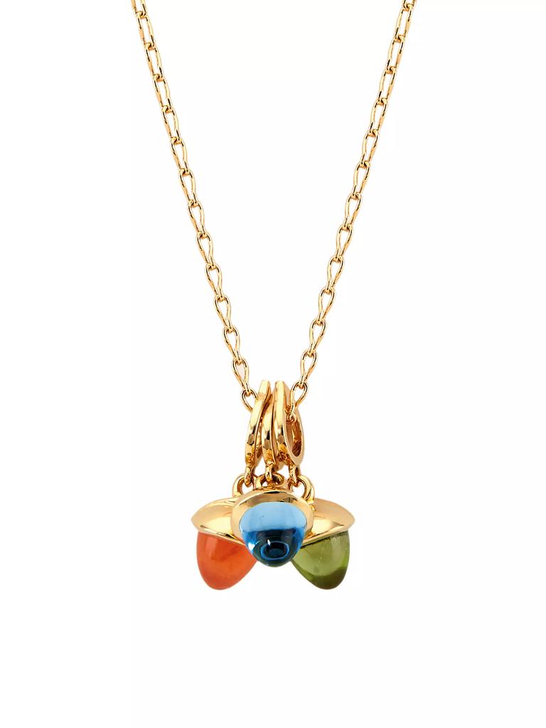 Tamara Comolli Mikado Candy 18K Yellow Gold & Multi-Gemstone Pendant Necklace