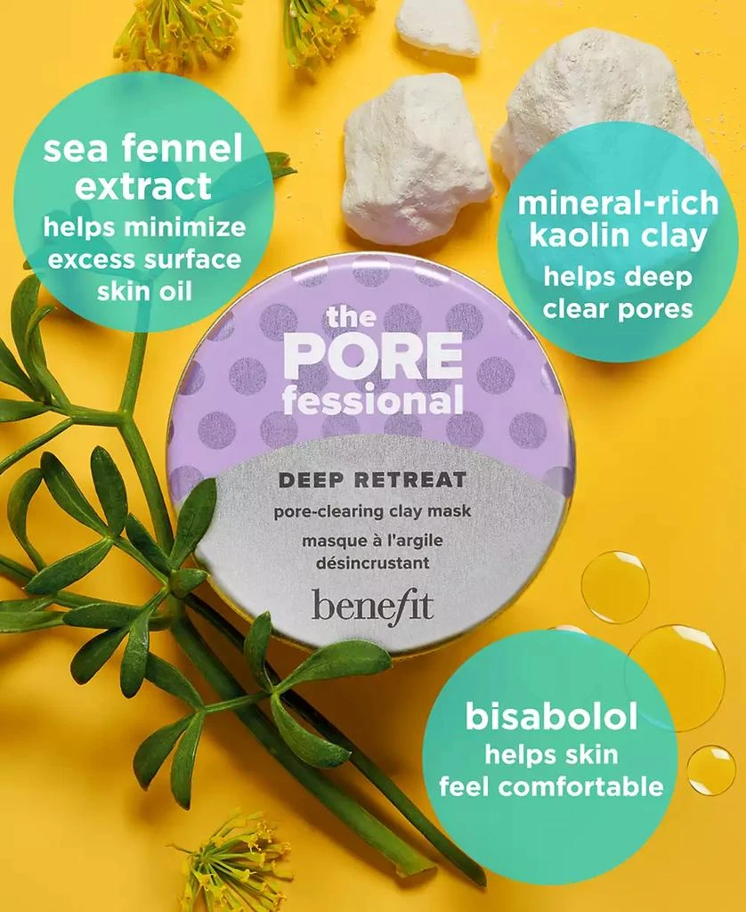 Benefit Cosmetics The POREfessional Deep Retreat Pore-Clearing Clay Mask Mini 8