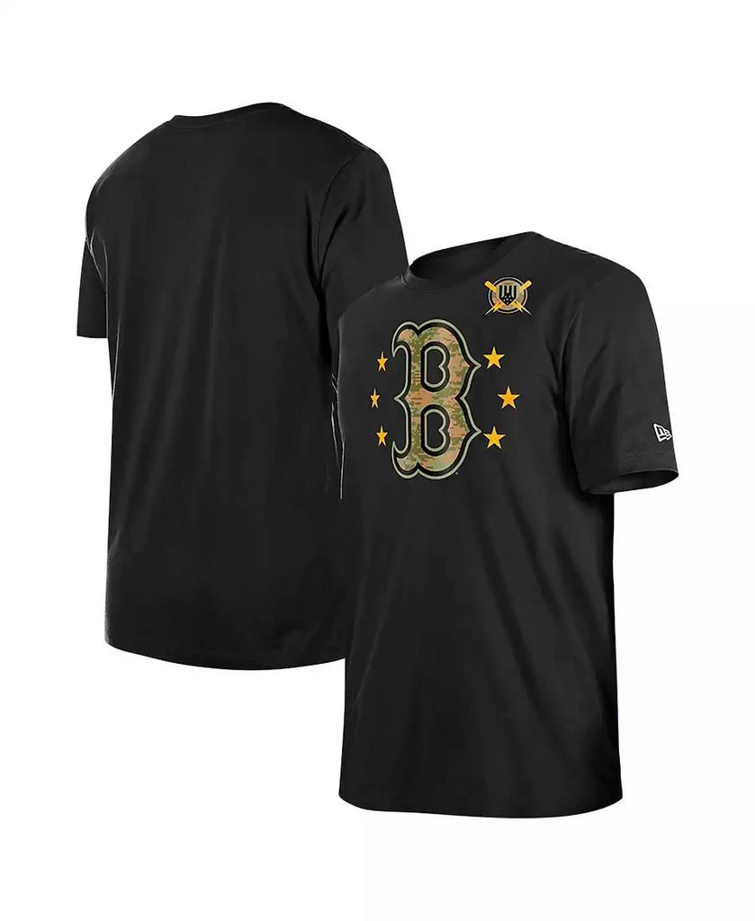New Era Men's Black Boston Red Sox 2024 Armed Forces Day T-Shirt 1