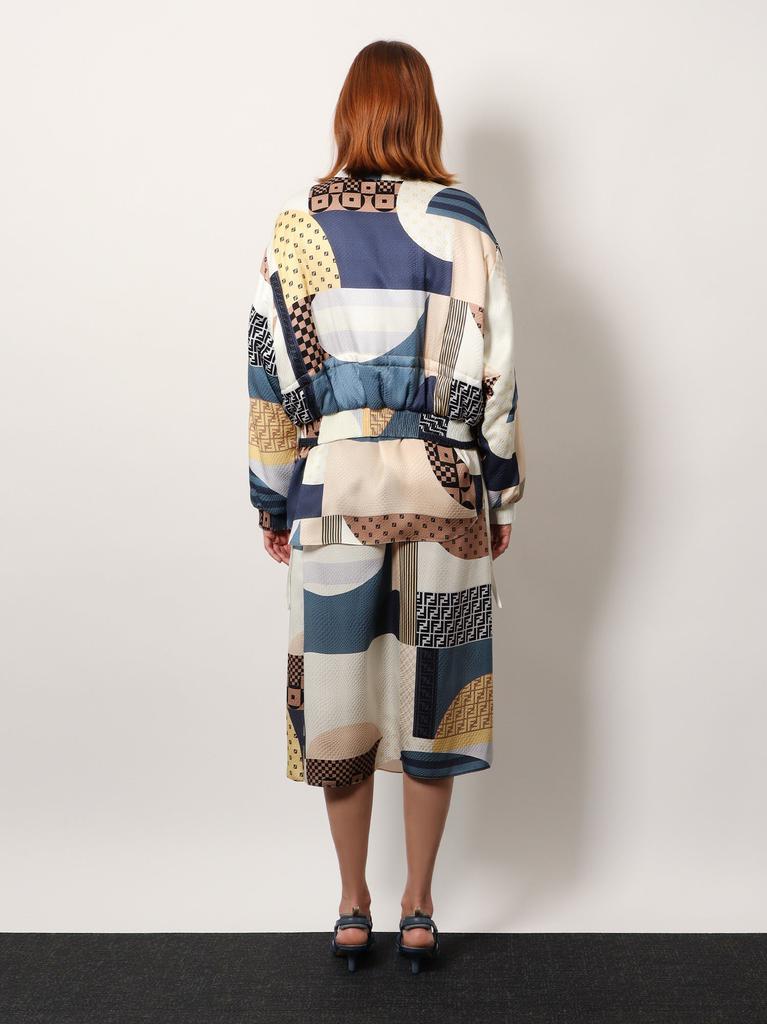 ジャケット FENDI Reversible patchwork silk bomber OCEAN-25 Fendi Reversible patchwork silk bomber - Jackets - Compare