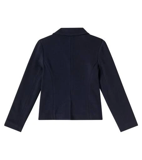 Ralph Lauren Logo embroidered cotton-blend jacquard blazer 4