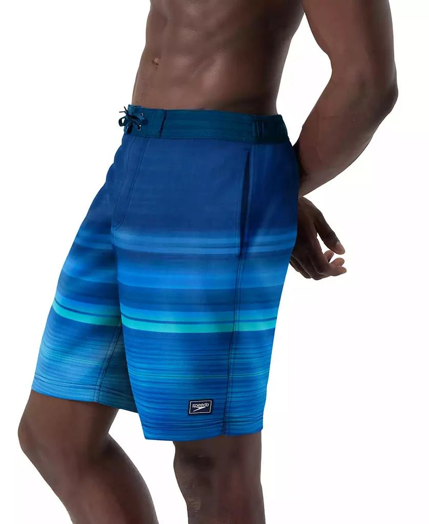 Speedo Men's Onshore Bondi Basin Ombre Stripe Drawstring 9" Boardshorts 3