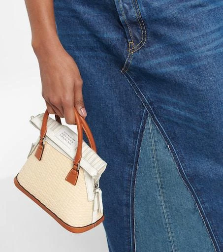 MAISON MARGIELA 5AC Mini raffia tote 2