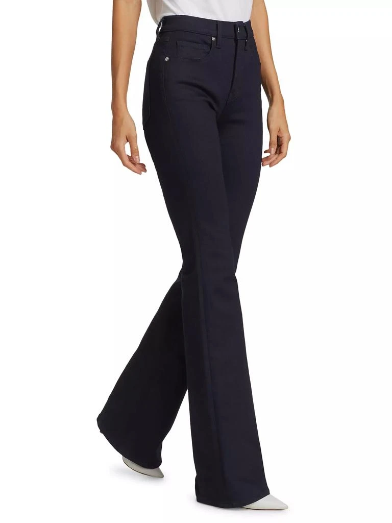 VERONICA BEARD Beverly High-Rise Skinny Flared Pants 3