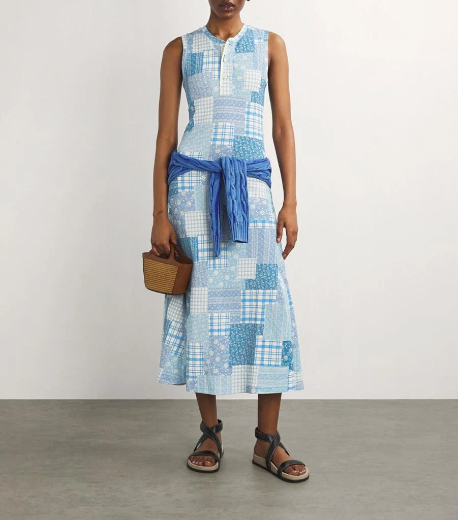 Ralph Lauren Floral Patchwork Midi Dress 2