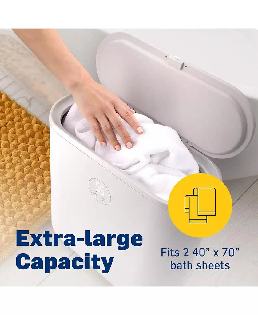 Livefine Towel Warmer, Large Bucket Style Towel Heater with LED Display - Fits Two 40"x70” Towels 4