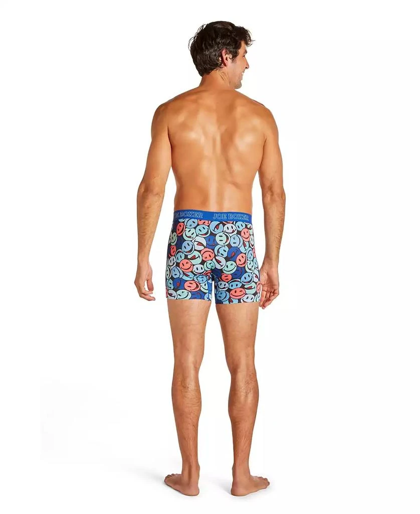 Joe Boxer Men's 4-Pack Micro Mesh Boxer Brief 4