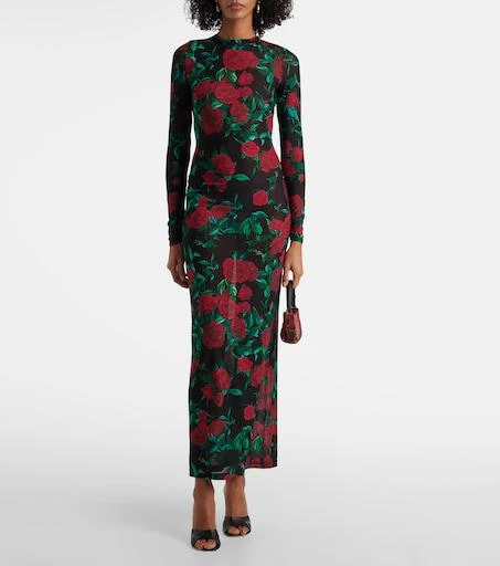 Alexandra Miro Selene floral mesh maxi dress - XS Alexandra Miro Selene floral mesh maxi dress - XS