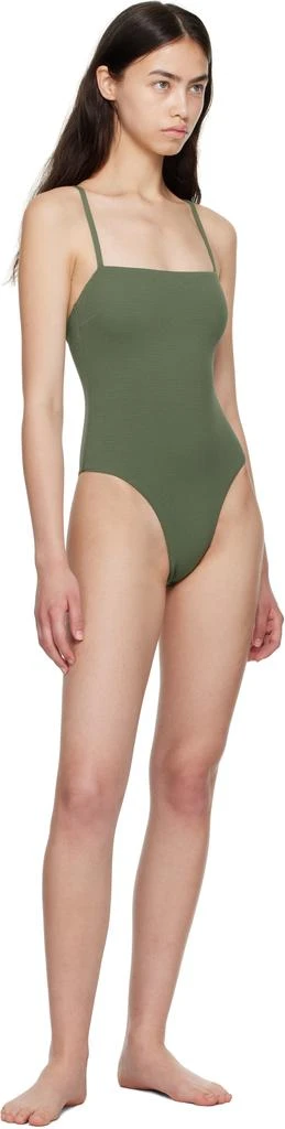 Matteau Khaki Petite Square Maillot Swimsuit 4