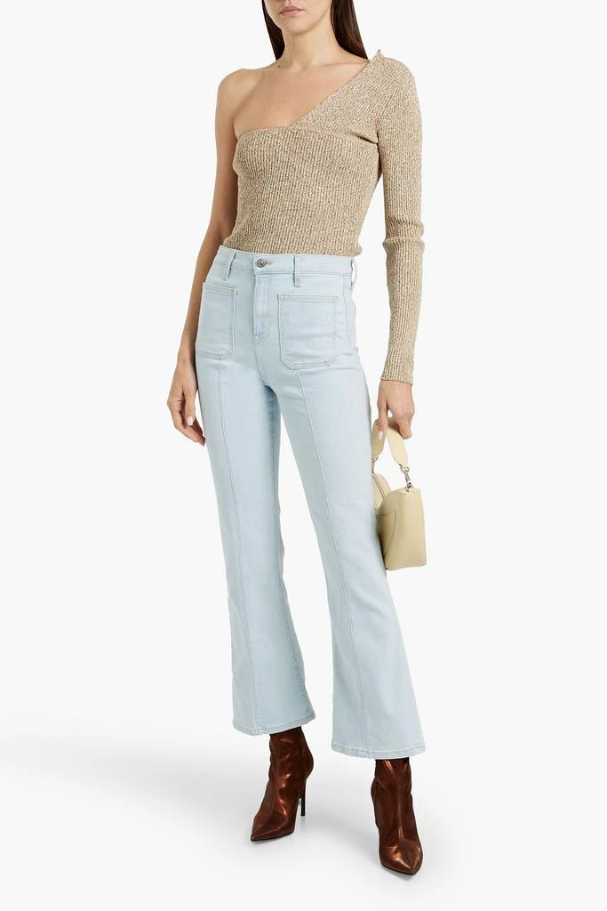 VERONICA BEARD Carson high-rise kick-flare jeans 2