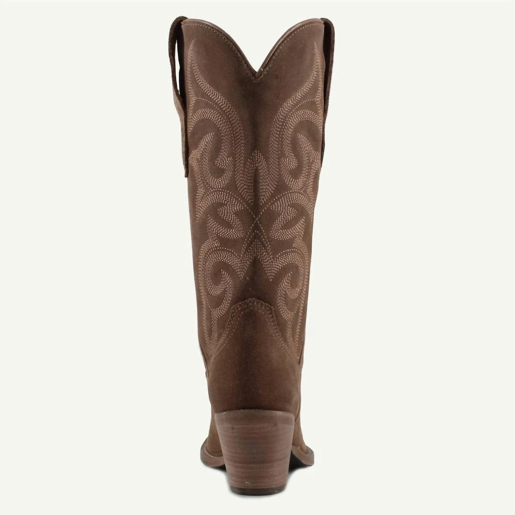 Buck & Brana Women's Tessa Leather Cowgirl Boots In Camel 4