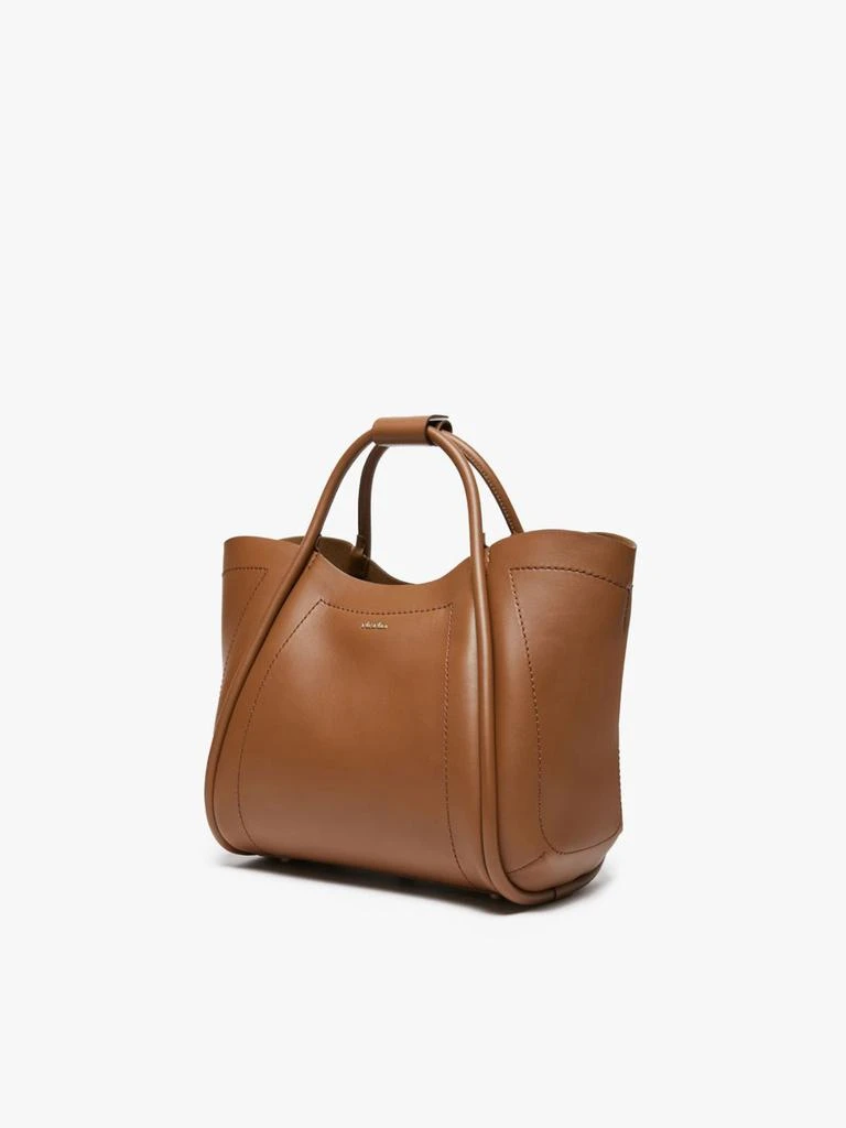 Weekend Max Mara Small leather marine bag 5