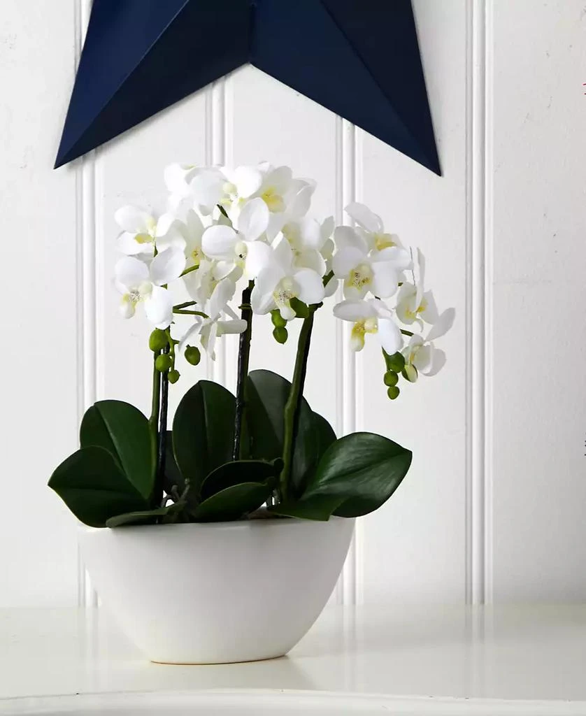 NEARLY NATURAL Phalaenopsis Flower Arrangement 5