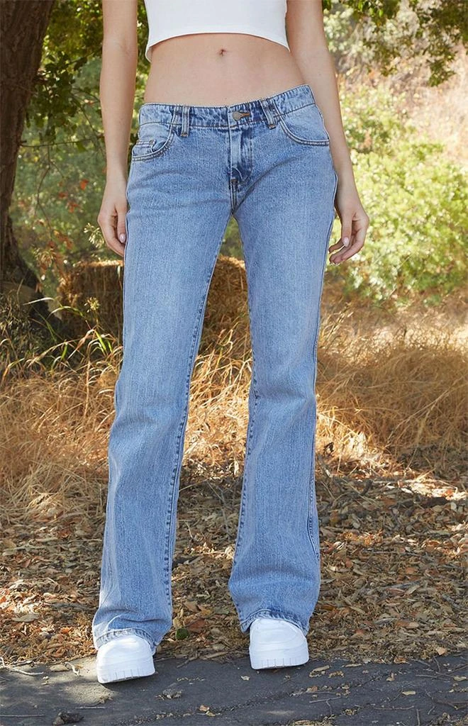 John Galt Light Blue Eleanor Low Rise Jeans 1